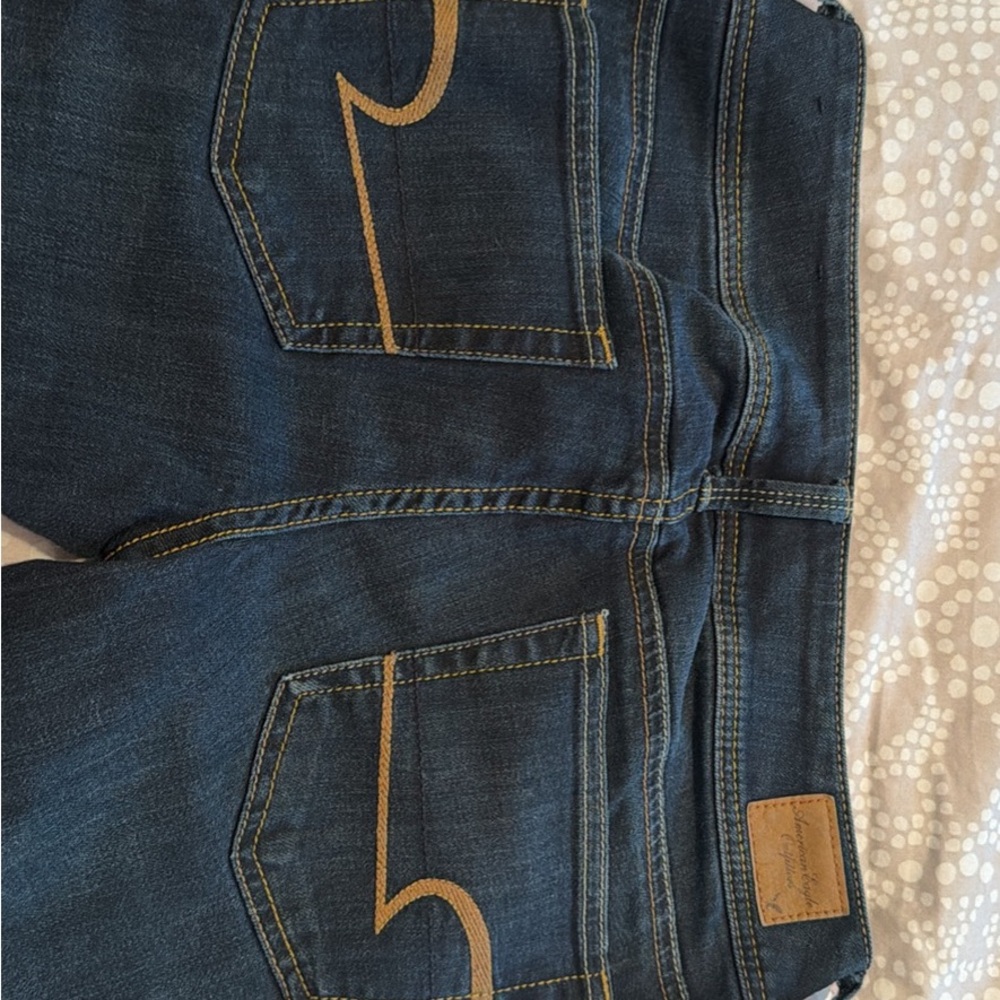 American Eagle Outfitters Blue Boot Cut Jeans slim fit sz 4